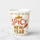 Spicy New Year 紙コップ (正面)