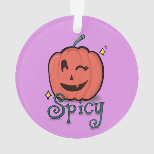 Spicy Pumpkin Spice オーナメント (裏面)