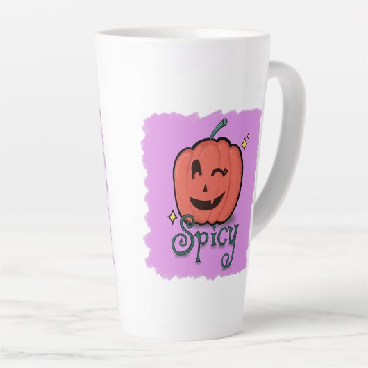 Spicy Pumpkin Spice カフェラテマグ (右アングル)