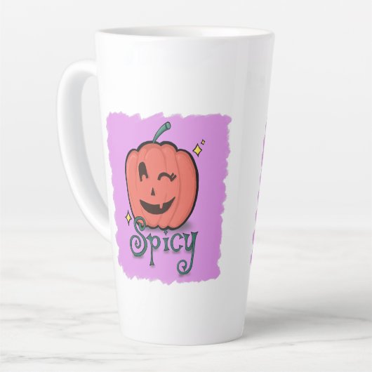 Spicy Pumpkin Spice カフェラテマグ (左アングル)