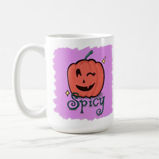 Spicy Pumpkin Spice コーヒーマグカップ (左)