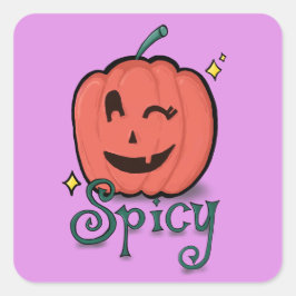 Spicy Pumpkin Spice スクエアシール