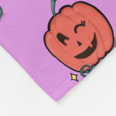Spicy Pumpkin Spice フリースブランケット (角)