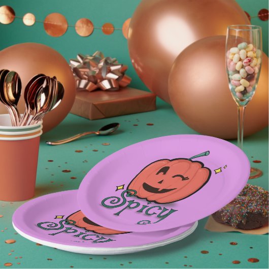 Spicy Pumpkin Spice ペーパープレート (複数)