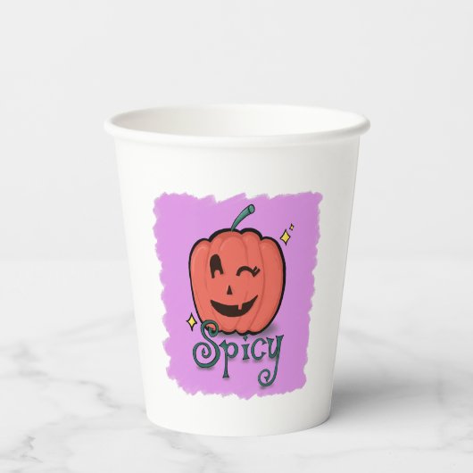 Spicy Pumpkin Spice 紙コップ (裏面)