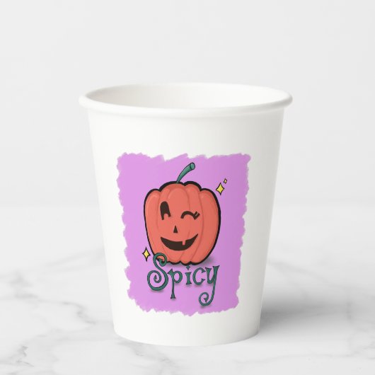 Spicy Pumpkin Spice 紙コップ (正面)