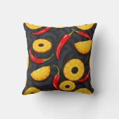 Spicy Slice - Pineapple Empire Design クッション (裏面)