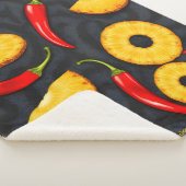 Spicy Slice - Pineapple Empire Design シェルパブランケット (3/4)