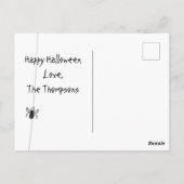 Spider不気味 Webポストカード ポストカード (裏面)