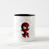 Spider1 ツートーンマグカップ (中央)