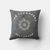 Spider 不気味 WebのSpiderパーソナライズされた クッション (裏面)