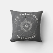 Spider 不気味 WebのSpiderパーソナライズされた クッション (正面)