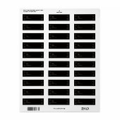 Spider 不気味 Webリターンラベルテンプレート ラベル (フルシート)