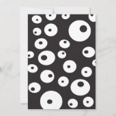 SPIDER 不気味Halloween Birthday Party招待 招待状 (裏面)