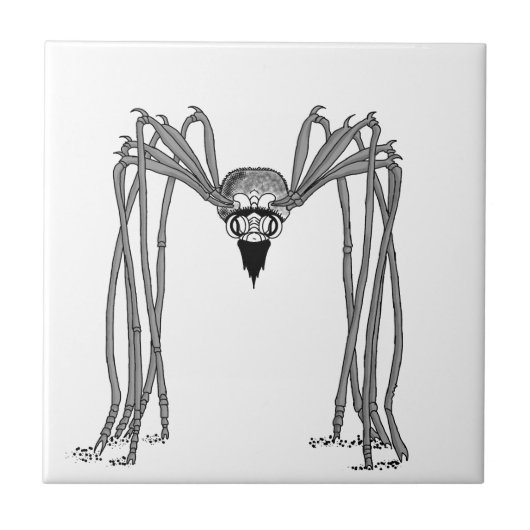 spider：白黒 タイル (正面)