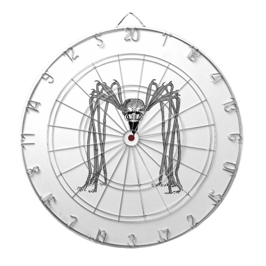 spider：白黒 ダーツボード (正面)
