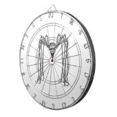 spider：白黒 ダーツボード (正面右)