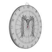 spider：白黒 ダーツボード (正面左)