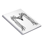 spider:白黒 ノートブック (右側)