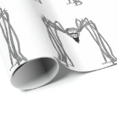 spider：白黒 ラッピングペーパー (ロールコーナー)