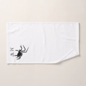 Spider Design Monogrammed バスタオルセット (ハンドタオル)