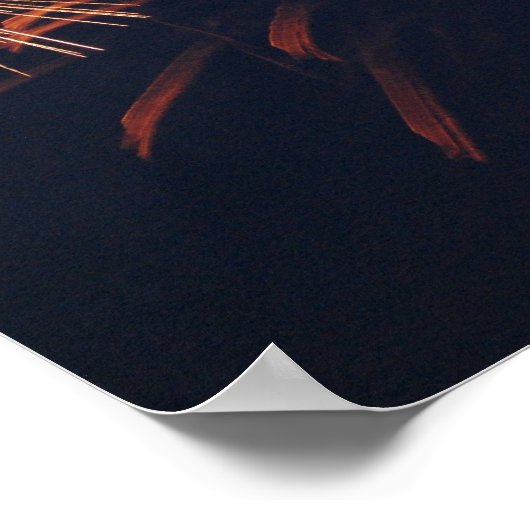 Spider Fireworkポスター ポスター (角)