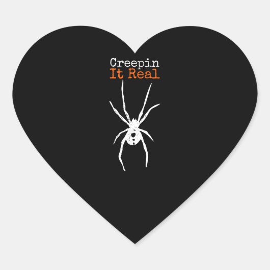 Spider G|面白いハロウィーンの衣装 – クレピ実在ン ハートシール (正面)