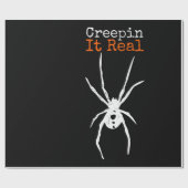 Spider G|面白いハロウィーンの衣装 – クレピ実在ン ラッピングペーパー (フラット)
