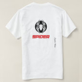 Spider Graphic Unisex T-Shirt – Typography Mix Tシャツ (デザイン裏面)