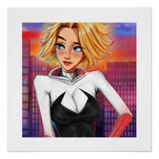 Spider Gwen Print ポスター