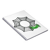 Spider halloween t shirts halloween ノートブック (右側)