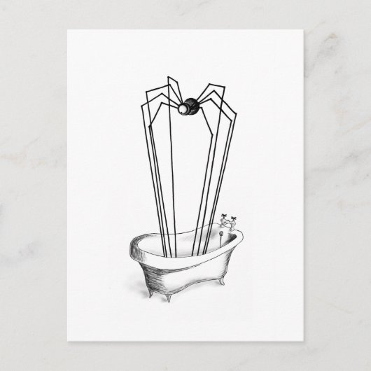Spider in the Bath ポストカード (正面)