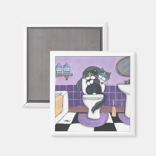 Spider in the Bathroom Magnet マグネット (正面/裏面)