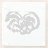 Spider latte joy ガラスコースター (裏面)