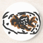 Spider Latte love コースター (正面)