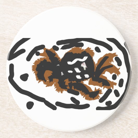 Spider Latte love コースター (正面)