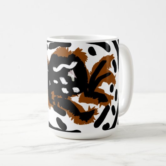 Spider Latte love コーヒーマグカップ (正面右)