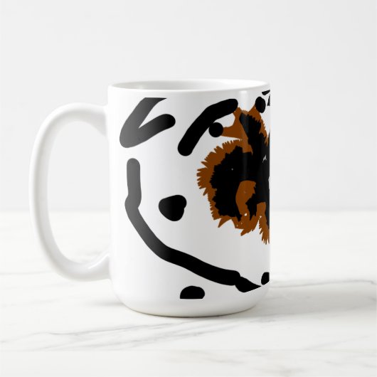 Spider Latte love コーヒーマグカップ (左)