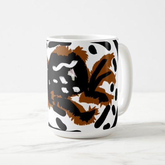 Spider Latte love コーヒーマグカップ (正面右)