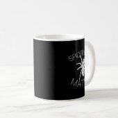 Spider Lives Problem虫おもしろいミームTシャツ コーヒーマグカップ (正面右)
