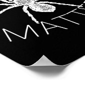 Spider Lives Problem虫おもしろいミームTシャツ ポスター (角)