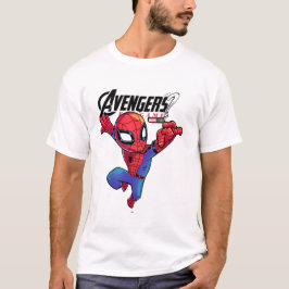 Spider-Man – Chibi Marvel Superhero Art Tシャツ