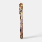 Spider-man takes a selfie with cute japanese maids iPhoneケース (左側面)