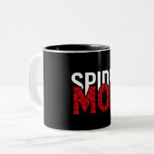 Spider Mom Mug – Superhero Mom Gift, Funny Mom. ツートーンマグカップ (正面左)