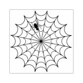 Spider on spiderweb stamp ラバースタンプ (インプリント)
