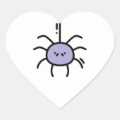 Spider Purple ハートシール (正面)