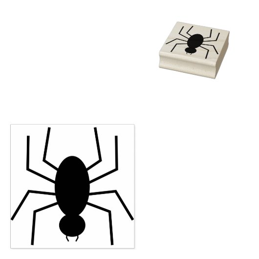 Spider stamp ラバースタンプ (押印)