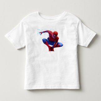 Spider Superhero Action Pose Kids T-Shirt トドラーTシャツ