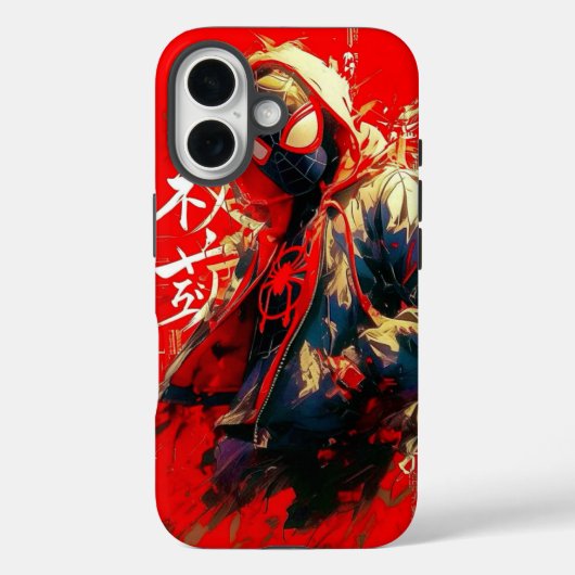 Spider-Verse Artistic Anime iPhone Case Case-Mate iPhoneケース (裏面)