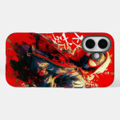 Spider-Verse Artistic Anime iPhone Case Case-Mate iPhoneケース (裏面 (横))